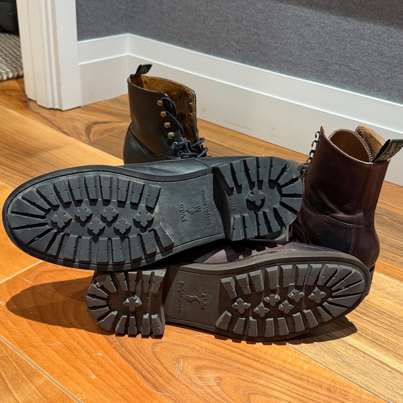 Polo by Ralph Lauren Black and Brown Men's Boots - Picture 5 of 5
